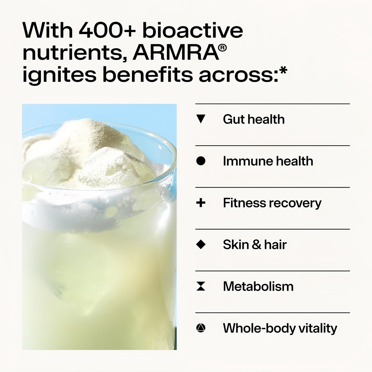 ARMRA Colostrum Powder | Unflavored | Gut Health & Bloating | Skin & Hair | Immunity | Keto, Gluten & Fat-Free | 120 Servings